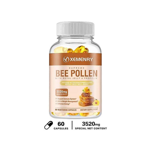 Vorallme Bee Pollen 3520 Mg 120 Vegetarian Capsules 60 Capsules on Productcaster.