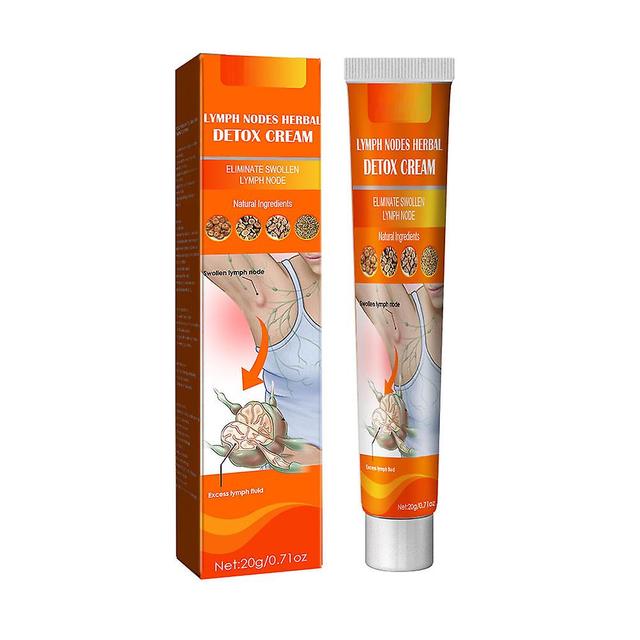 Lymph Nodes Herbal Detox Cream Armpit Lymph Care Ointment Neck Anti Swelling Lymphatic Drainage Cream on Productcaster.