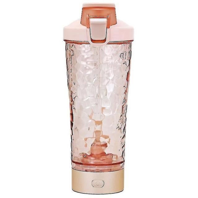 600ml Fitness Electric Shake Cup Protein Powder Shake Automatic Stirring Cup Tritan Water Cup Sunset Multicolor on Productcaster.