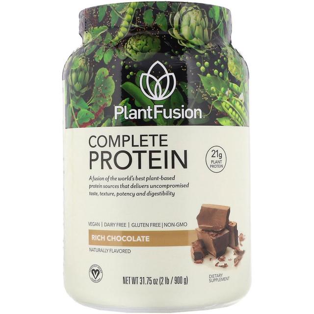 PlantFusion, Complete Protein, Rich Chocolate, 2 lb (900 g) on Productcaster.