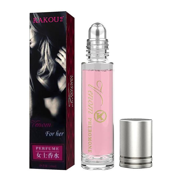 Perfumy Roller Ball Mężczyźni i kobiety Seksowne uniwersalne perfumy randkowe Trwała pachnąca wonność, 10ml Fan20240175 Różowy on Productcaster.