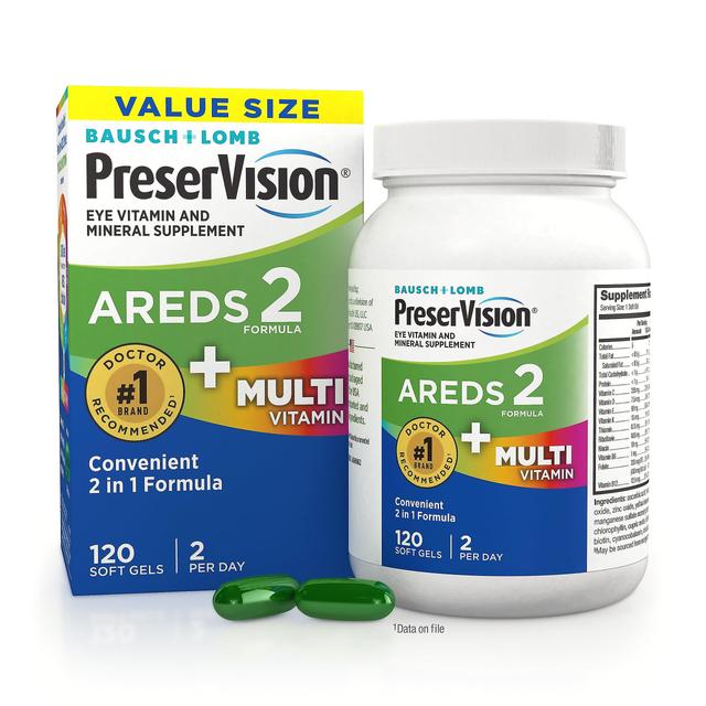 Vitamins Supplements Preservision Areds 2 Formula Plus Multivitamin Softgels 120 ea on Productcaster.