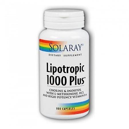 Solaray Lipotropic 1000 Plus 100 Capsules on Productcaster.