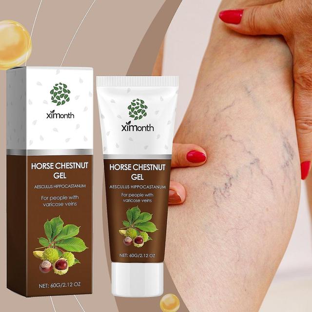 Horse Chestnut Ointment Gel Against Varicose Veins, Horse Chestnuts, Arnica, Rutin - For Spider Vein 1pcs on Productcaster.