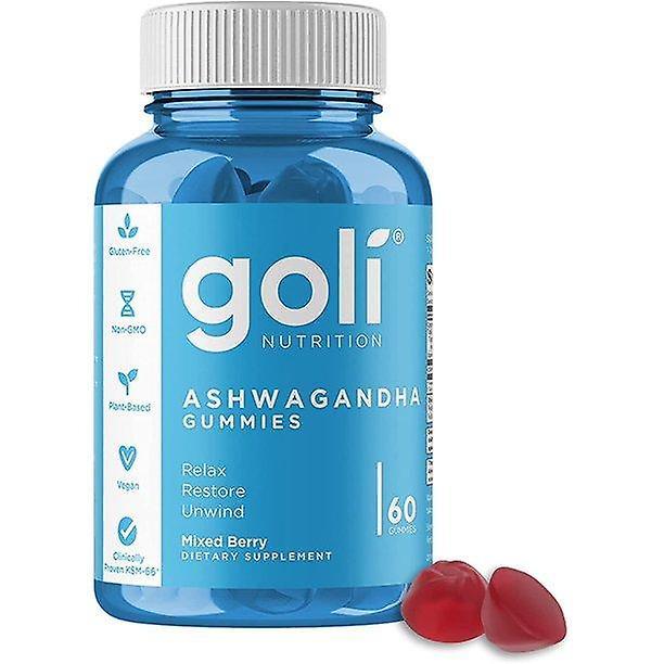 Goli nutrition ashwagandha gummy, mixed berry, 60 count on Productcaster.