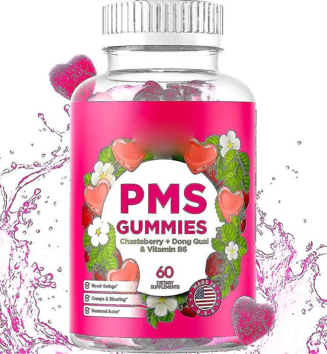 1 butelka Pms Gummies Pms Cycle Relief Witaminy dla kobiet i nastolatków on Productcaster.