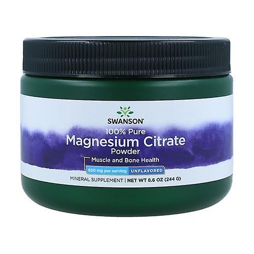 Swanson Magnesium Citrate, 100% Pure Powder 244 g on Productcaster.