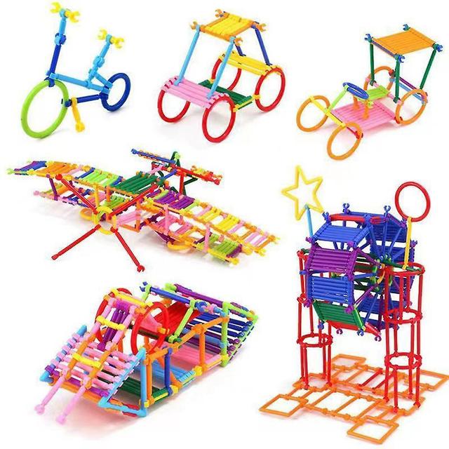 Different Shape Educational Construction Set Puzzle Development Building Block Toy 203 Bags on Productcaster.