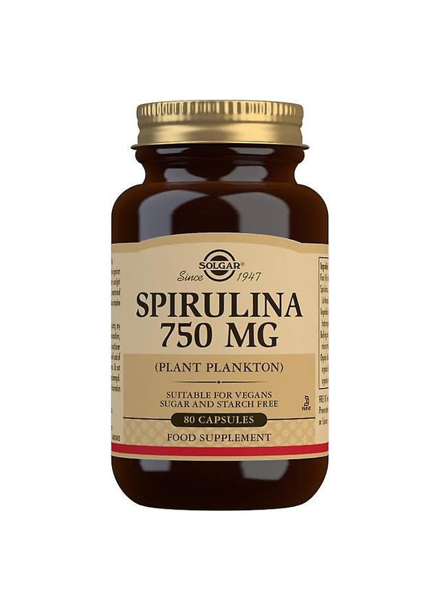 Solgar spirulina 750mg 80's on Productcaster.