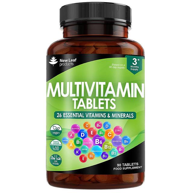 New Leaf Multivitamin supplements & minerals - 26 essential vegan vitamins high strength on Productcaster.