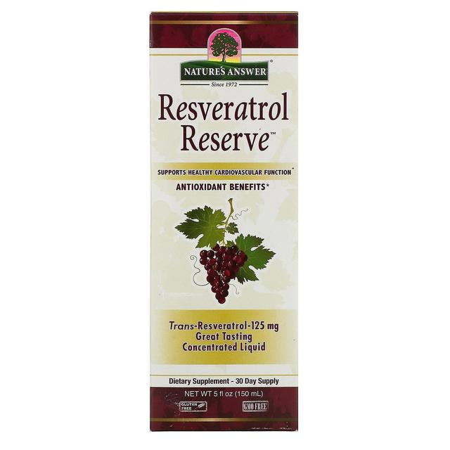 Nature's Answer Luonnon vastaus, resveratrolin suojelualue, 5 fl oz (150 ml) on Productcaster.