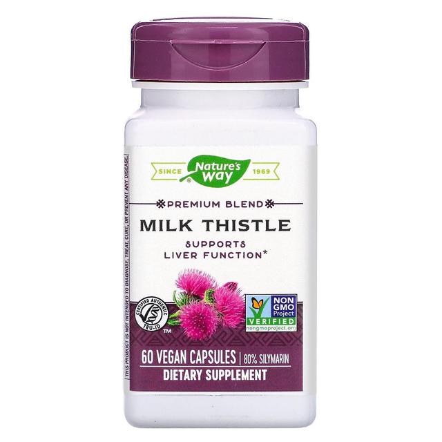 Nature's Way, Milk Thistle, 60 Vegan Capsules on Productcaster.