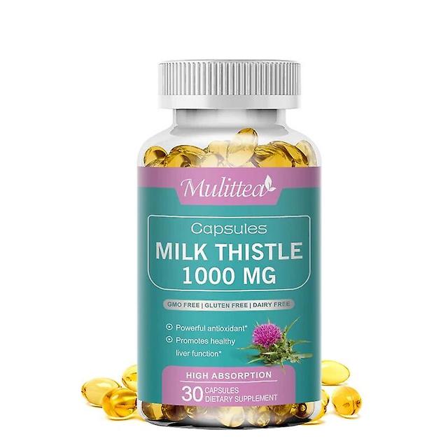 Milk Thistle Supplement 1000 Mg Silymarin &Dandelion Root Helps Repair Liver Supports Liver Detoxification and CleansesTIB TIB . 30pcs on Productcaster.