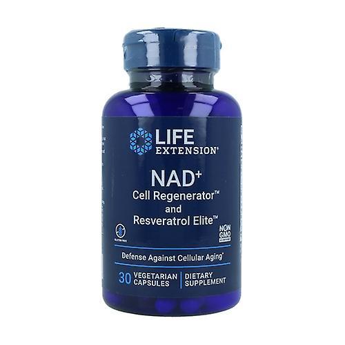 Life Extension Optimized NAD+ Cell Regenerator and Resveratrol, 300 mg 30 vegetable capsules on Productcaster.