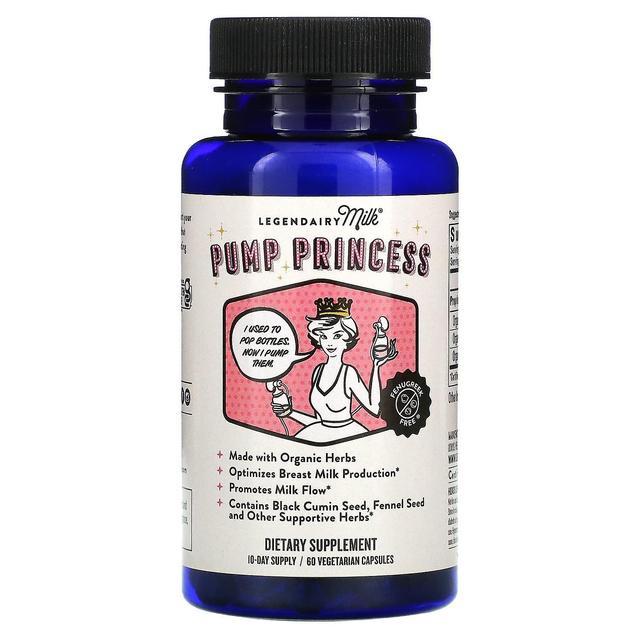 Legendairy Milk, Pump Princess, 60 Vegetarian Capsules on Productcaster.