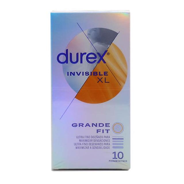 Durex invisível xl preservativos ultra finos 10 unidades on Productcaster.