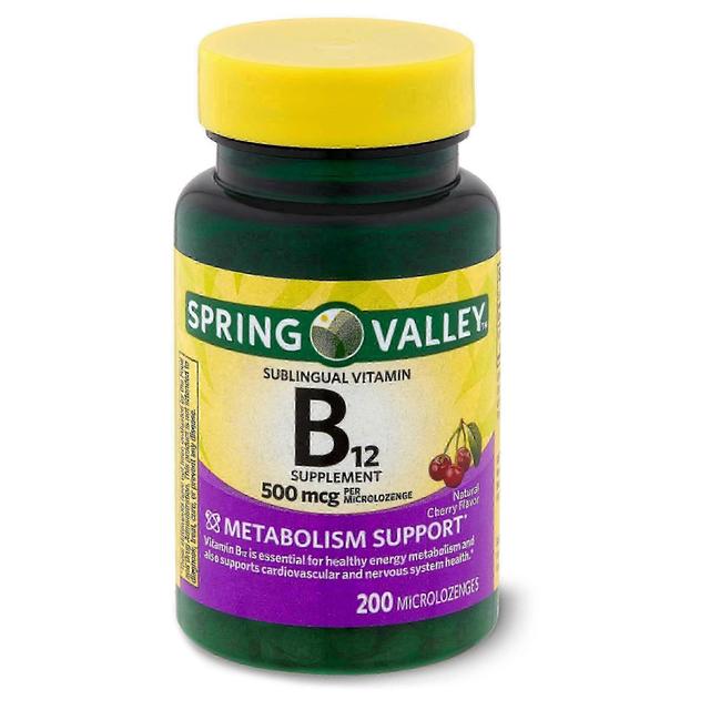 Spring valley vitamin b12 microlozenges, vitamin supplement, 200 ea on Productcaster.