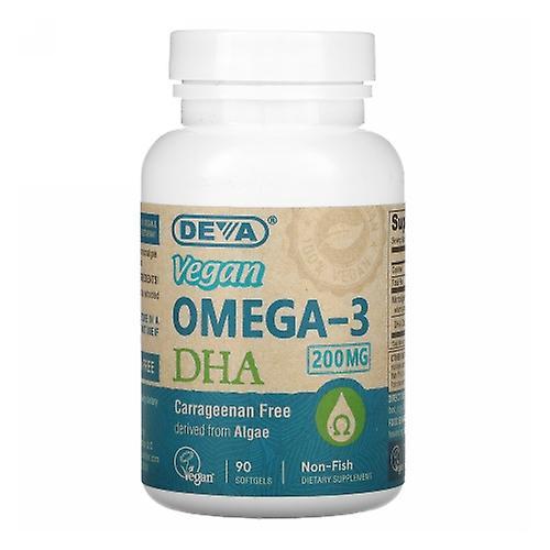 Deva Vegan Vitamins Omega-3 DHA, 90 SGEL (Pack of 3) on Productcaster.