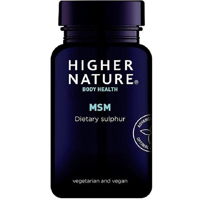 Higher Nature Hogere natuur MSM Vegetarische Tabletten 180 (MSM180) on Productcaster.