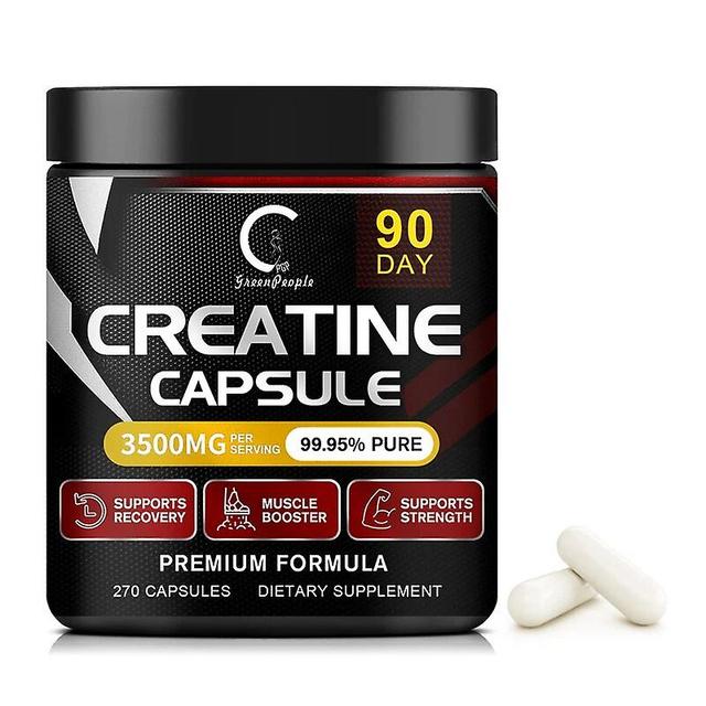 Hikig Creatine Monohydrate Capsule Build abdominal Muscle & Athletic endurance Muscle Whey protein for Gym 270pcs on Productcaster.