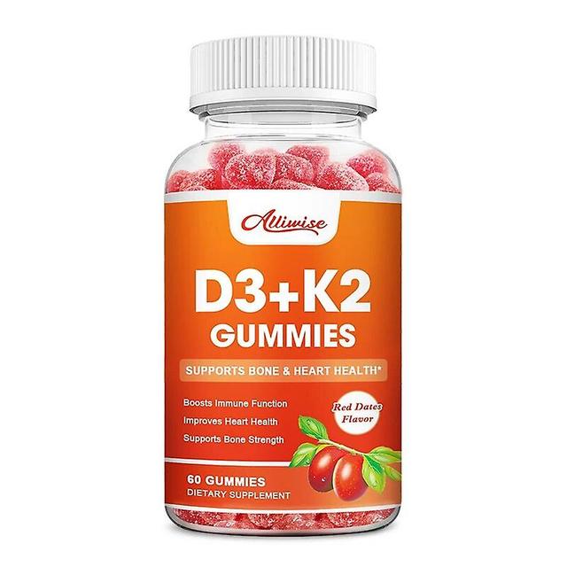 Vitamin D3 1000iu Vitamin K2 45mcg and MK-7 Blend for Bone & Muscle Support Promotes Calcium Absorption CardiovascularTIB TIB . 10pcs on Productcaster.