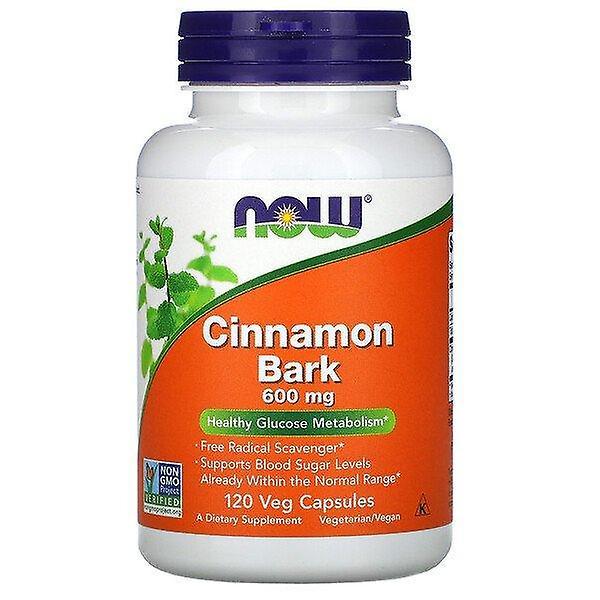 Now Foods, Cinnamon Bark, 600 mg, 120 Veg Capsules on Productcaster.