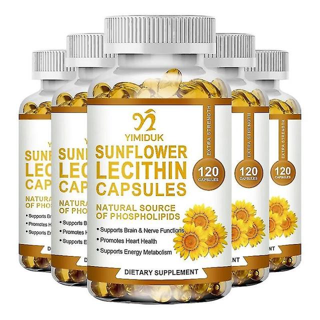 Sonnenblumenlecithin-Kapseln Gesundheitsprodukt Fördern Sie die kardiovaskuläre Gesundheit Schützen Sie die Leber Unterstützung der Brustgesundheit... on Productcaster.