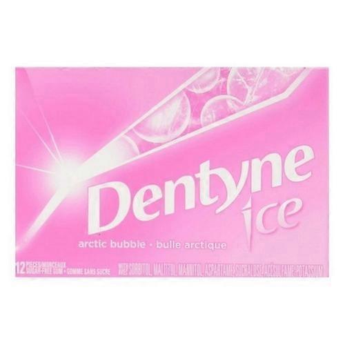 Dentyne Ice Ice Arctic Bubble Aromatiseret sukkerfri tyggegummi, 12 tællinger (kasse med 12) on Productcaster.