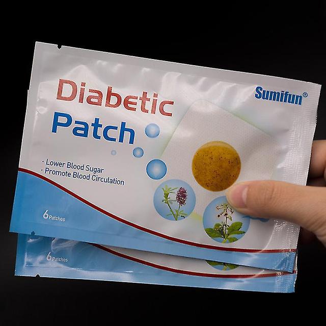 Patch diabetico stabilizza l'equilibrio di zucchero nel sangue Glucosio Erbe Cerotto per il diabete 6 Pcs on Productcaster.