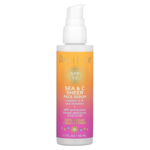 Pacifica, Sea & C Sheer Face Serum, SPF 55, 1.7 fl oz (50 ml) on Productcaster.