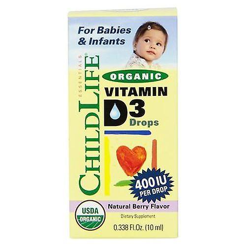 Child Life Essentials Organic Vitamin D3 for Babies and Infants, 6.25 Ml (Pack of 4) on Productcaster.