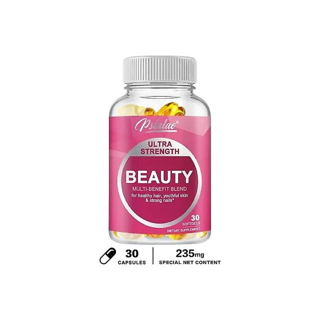 Eccpp A Hair, Skin And Nail Supplement - Containing Vitamins, Minerals, Biotin And Collagen Capsules To Support Skin Whitening 30 Capsules on Productcaster.