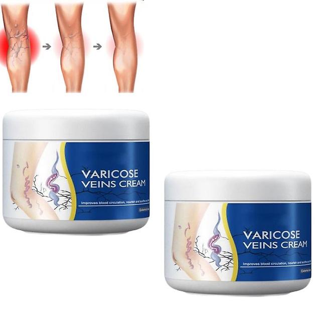 2pc Vein Care Fading Cream Varicose Veins Cream For Legs Veins Herbal Ointment on Productcaster.