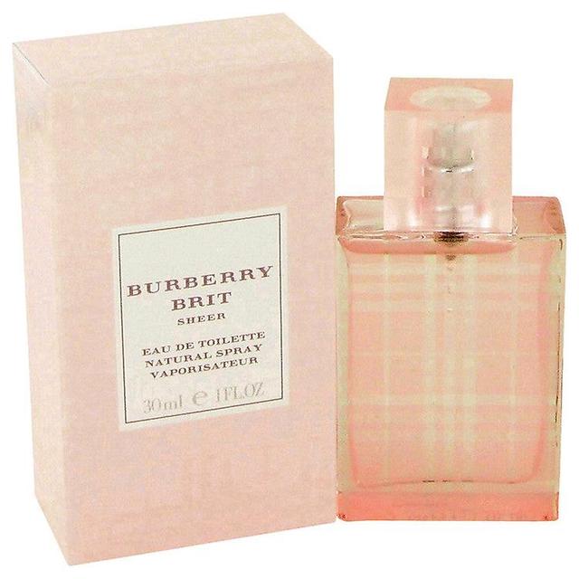 Burberry Brit Sheer Eau De Toilette Spray By Burberry 1 oz Eau De Toilette Spray on Productcaster.