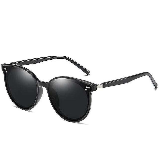 1 Pices Noir Lunettes de Soleil Ronde pour Femme Fashion Nouveau Modle on Productcaster.