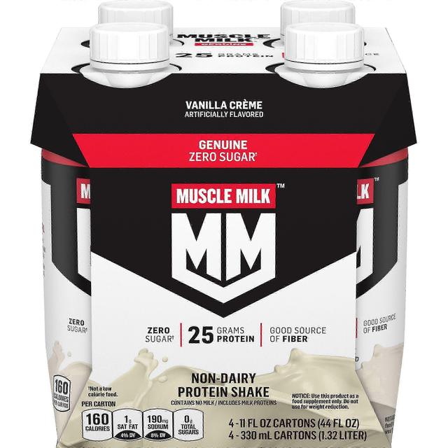 Muscle Milk Muskelmælk ægte klar til at drikke proteinshake, 25 g protein, vaniljecreme, 4 æ on Productcaster.