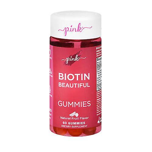 Nature's Truth Naturens sanning Rosa Biotin Vackra Gummies, 60 Gummies (Förpackning av 1) on Productcaster.