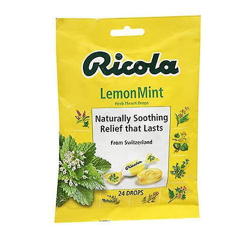 Ricola Throat Drops Lemon Mint, Lemon-Mint, 24 drops (Pack of 6) on Productcaster.