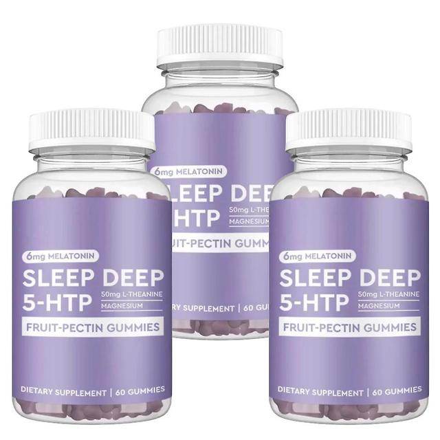 Melatonin-Gummis helfen beim schnellen Abbau von Stressangst Nahrungsergänzungsmittel und Melatonin-Gummis 3pcs on Productcaster.