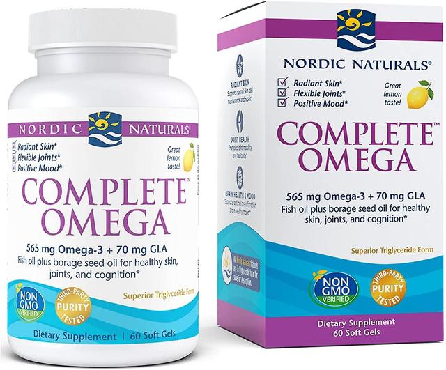 Nordic Naturals Complete Omega 3,6,9 60 Cápsulas Blandas (Limón) on Productcaster.