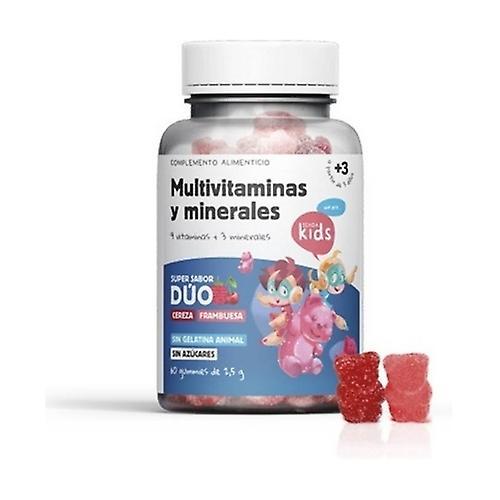 Herbora Senda børn multivitaminer og mineraler 60 Jelly bønner (Kirsebær - Hindbær) on Productcaster.