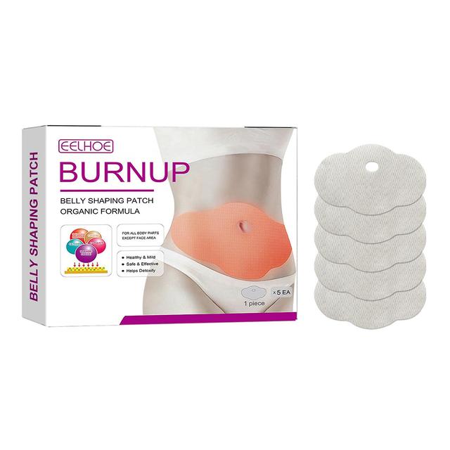 5pcs Burnup Belly Shaping Patches Organic Formula Healthy Mild on Productcaster.