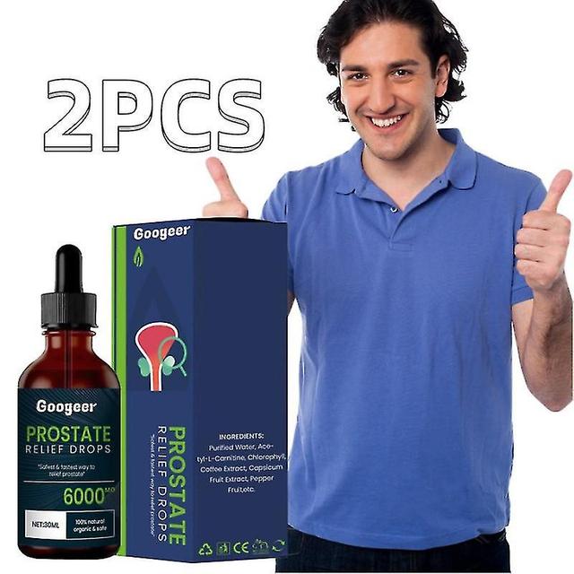 Yalo 2pcs Prostate Treatment Drops, Prostate Pain Relief Drops, Uk New 30ml on Productcaster.