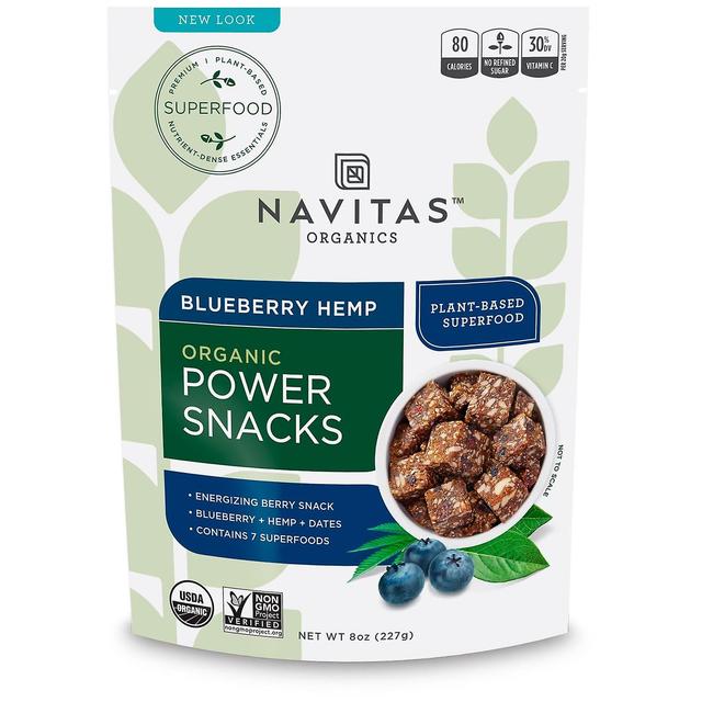 Navitas Organics, Power Snacks, Blueberry Hemp, 8 oz (227 g) on Productcaster.