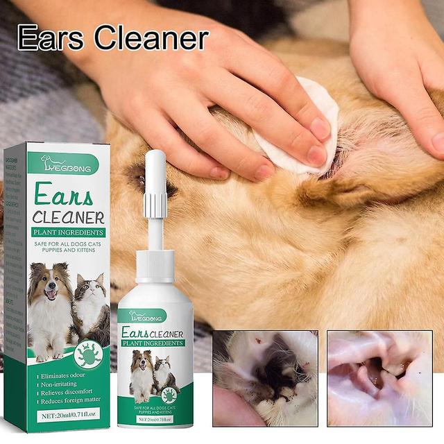 Dog Ear Cleaning Solution | 20ml Universal Ear Cleaning for Cat Effective Drops As shown on Productcaster.