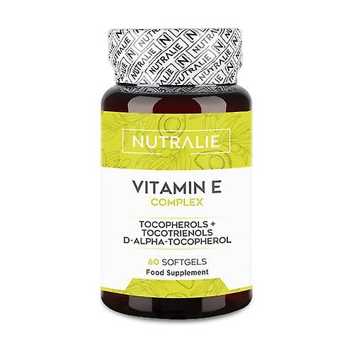 Nutralie Vitamin E Complex tocopherols and tocotrienols 60 capsules on Productcaster.