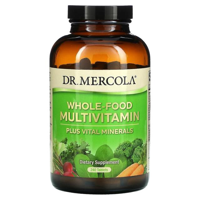 Dr. Mercola, Whole-Food Multivitamin Plus Vital Minerals, 240 Tablets on Productcaster.