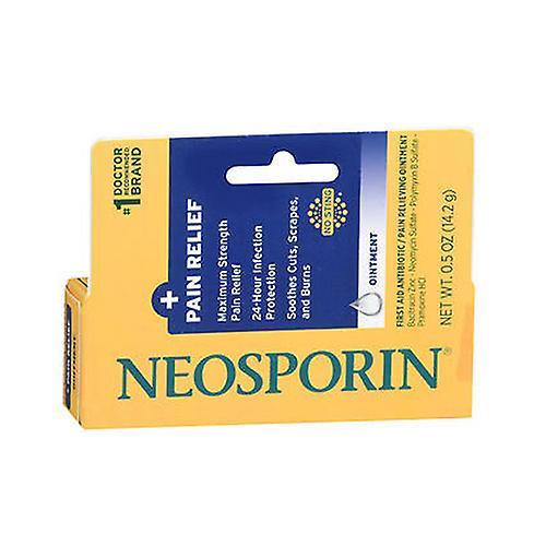 Neosporin Plus Schmerzlinderung Antibiotikum Salbe Maximale Stärke, 0,5 oz (6er Packung) on Productcaster.