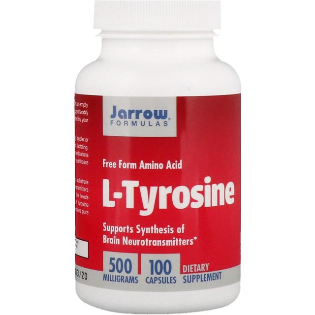 Jarrow Formulas, L-Tyrosine, 500 mg, 100 Capsules on Productcaster.