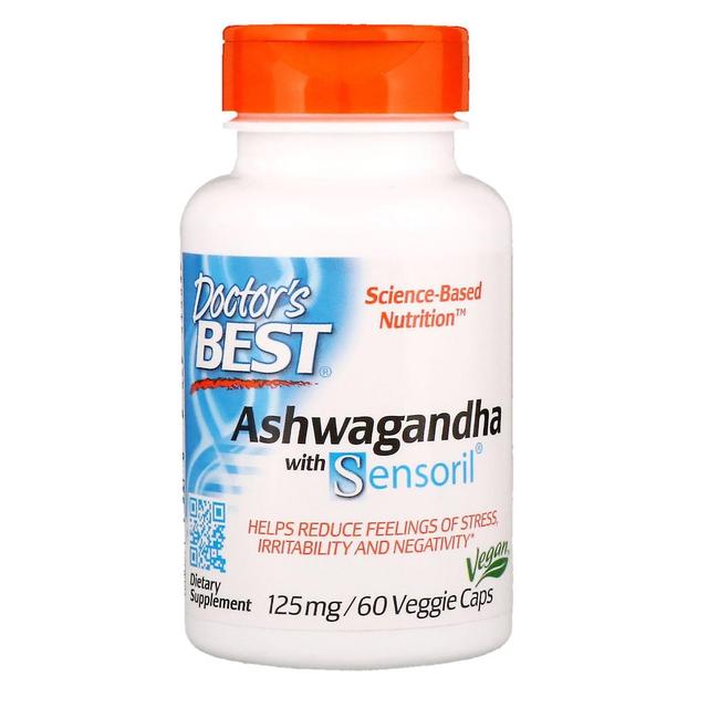 Doctor's Best, Ashwagandha mit Sensoril, 125 mg, 60 vegetarische Kapseln on Productcaster.